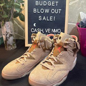 Brand New Jordan 6 Retro Travis Scott British Khaki Size 13